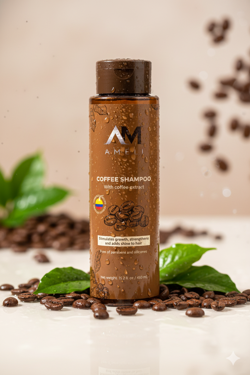 SHAMPOO DE CAFE COLOMBIANO | AMELI HAIR CARE