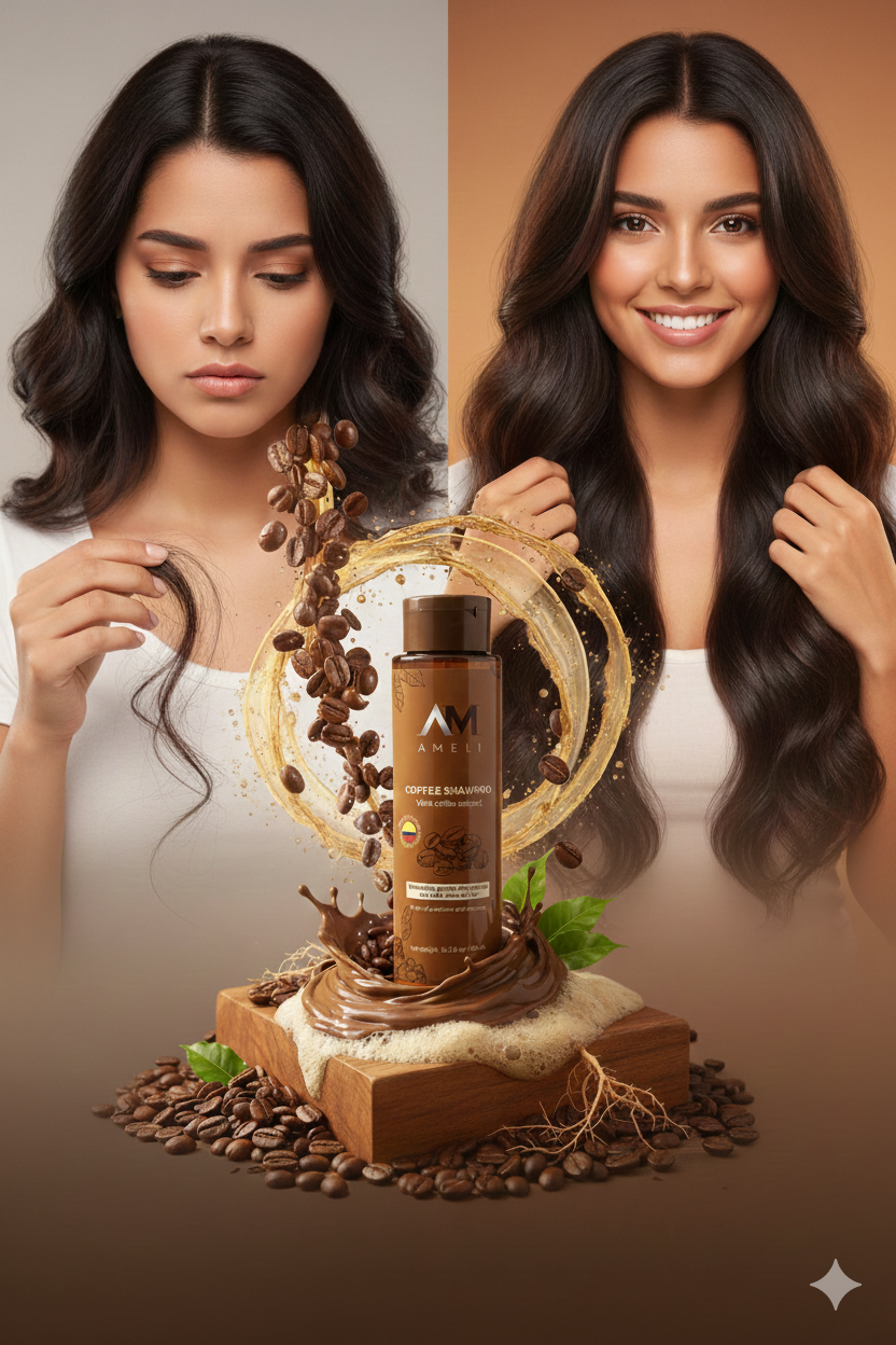 SHAMPOO DE CAFE COLOMBIANO | AMELI HAIR CARE