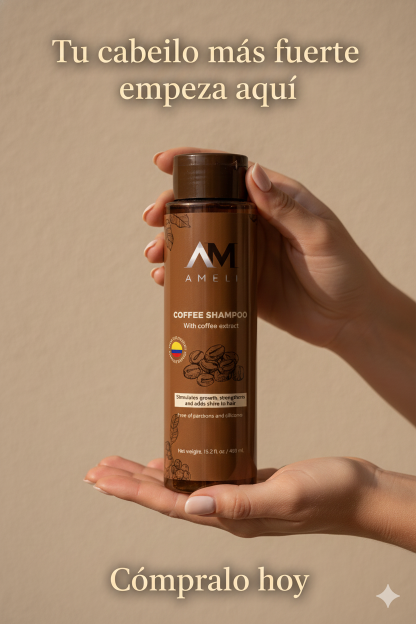 SHAMPOO DE CAFE COLOMBIANO | AMELI HAIR CARE
