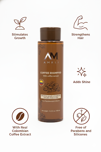 SHAMPOO DE CAFE COLOMBIANO | AMELI HAIR CARE