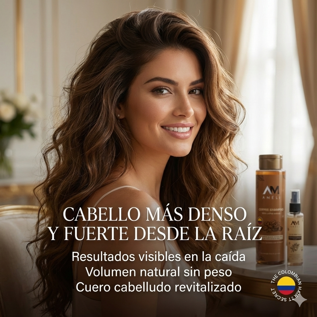 KIT SHAMPOO y TONICO CON EXTRACTO DE CAFÉ